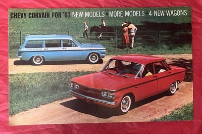 1961 Chevrolet ''CORVAIR / MONZA'' - Original Car Dealer Sales Brochure Catalog