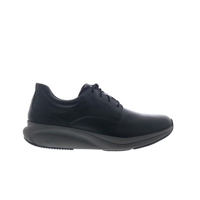 Johnston & Murphy 25-9611 Mens Black Leather Lifestyle Sneakers Shoes 10