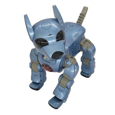 Tiger Electronics i-Cybie Robotic Dog Blue 2001 Silverlit C760A For Parts