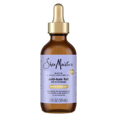 Moisturizing Scalp & Hair Oil Anti-Hair Fall with Biotin & Multi-Peptide, 2 Oz