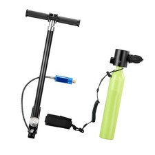 Uimoso Mini Scuba Tank 0.5L Portable Diving Kit with Hand Pump, 5-10 min