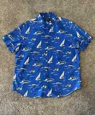 Polo Ralph Lauren Sailboat Short Sleeve Button Down Classic Fit Mens Size XL