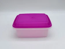 9" TUPPERWARE Freeze-N-Save Container Ice Cream Keeper 1254 & Lid 1255