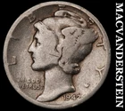 1942 Silver Mercury Dime - Scarce  Better Date  No Reserve  #G8773