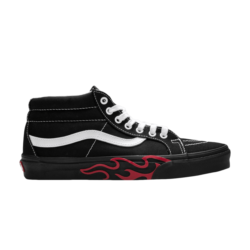 Vans Sk8-Mid Flame Cut Out Sneakers VN0A3MV8UQZ New Size Available