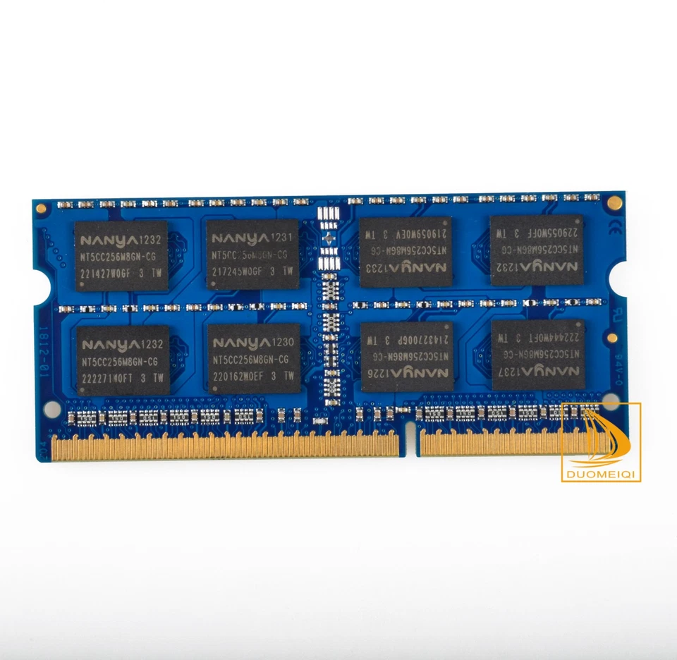 2PCS Nanya 4GB 2RX8 PC3-12800S DDR3 1600Mhz 204Pin SODIMM Laptop Memory RAM - Image 4 of 4