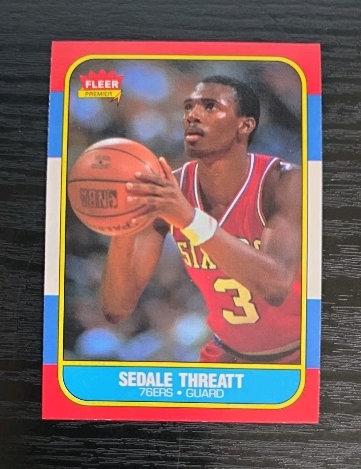 1986 Fleer #112 Sedale Threatt