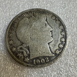 1902 50C Barber Half Dollar