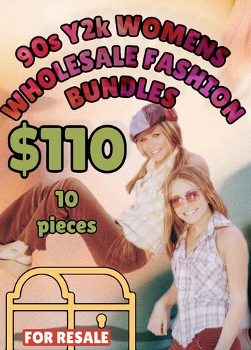 Vintage 90s Y2K Women’s Clothing Wholesale Resale Mystery Bundles 00s Glam