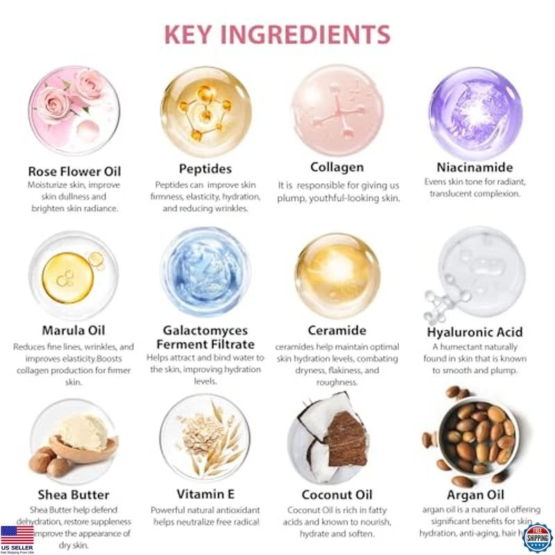 Juego de Cuidado Facial Rosa, 33 Piezas Cesta Spa, Sábanas Máscaras, Bombas de Baño, Kit de Belleza Foto 3 de 4