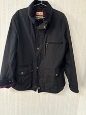 CRO'JACK Waxed Jacket Black L - Handmade in England, Rare Find
