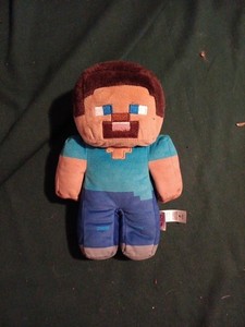Steve Minecraft Plush 2023 Soft Toy 8-inch Tall Stuffed Animal Doll #c