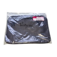 NEW Thirty-One Pocket A Tote Black Cross Pop Bag Retired