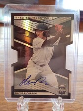 2023 Elite Extra Edition Signatures Die-Cut #121 Olivia Pichardo Auto, S#/399