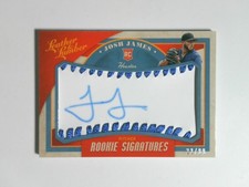 2019 Panini Leather & Lumber Rookie Signatures  Blue Auto /99 #133 Josh James RC
