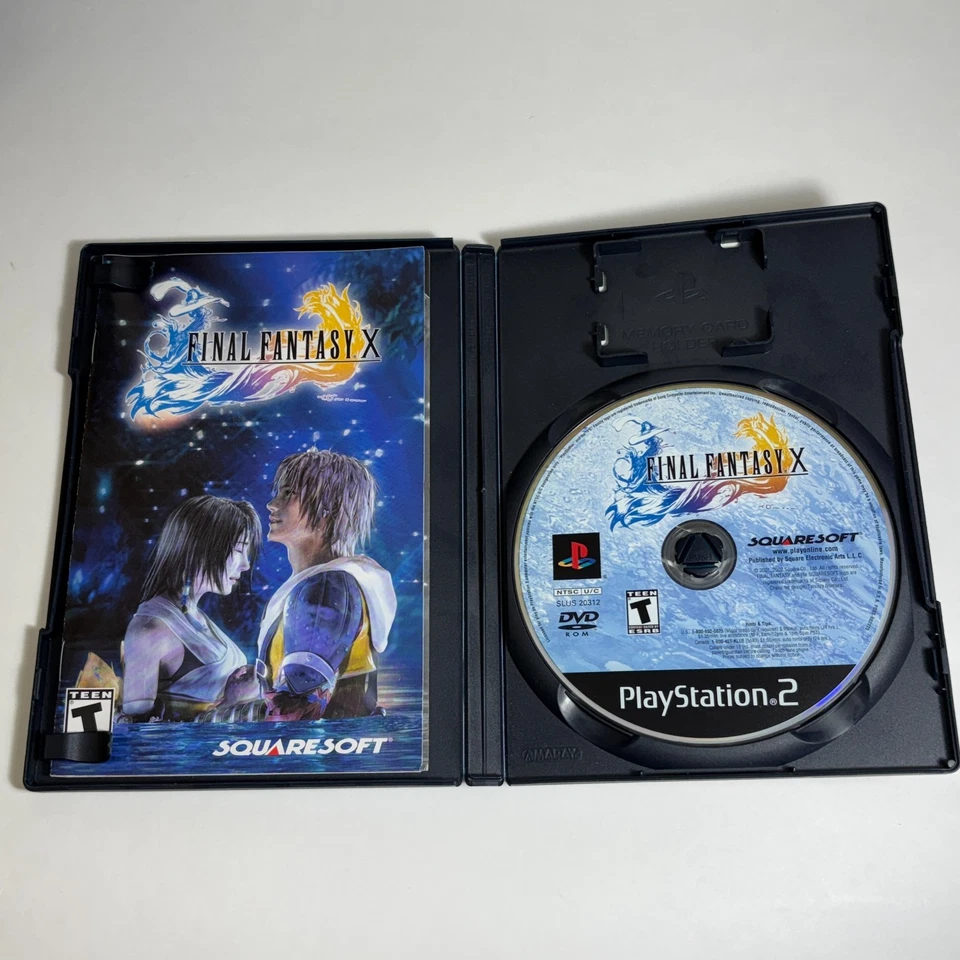 Final Fantasy X (Sony PlayStation 2 PS2, 2002) (CIB) (Tested) - Image 2 of 3
