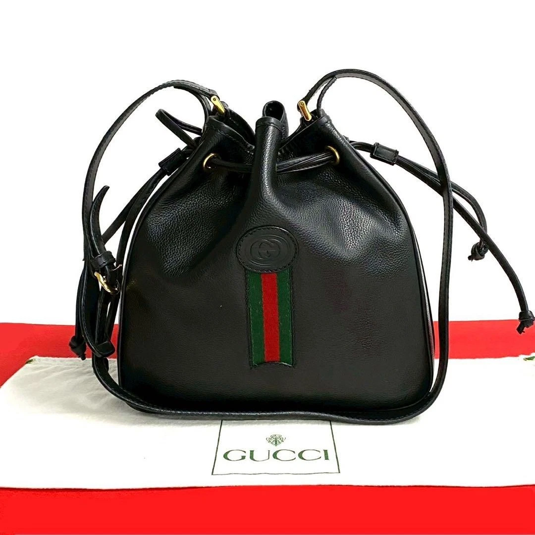 Gucci ancien sac à bandoulière en cuir avec logo Sherry Line Gg m2_0422