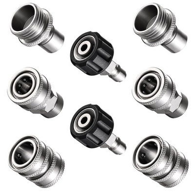 #ad Pressure Washer Quick Connect Kit 8pack M22 14mm to 3 8 Inch Quick Connect F... $34.92
