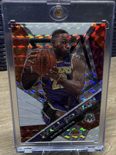 Panini 2019-20 Mosaic Will to Win LeBron James Prizm Insert #7 Lakers