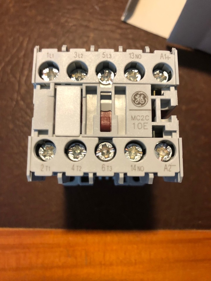 Ge Iec Contactor Mc2c310atd 3 Pole 12 Amp 24v Dc Coil 3 No Contacts 