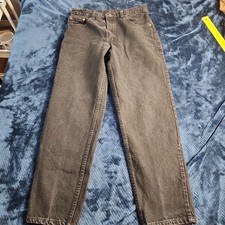 Vintage 1992 Levi's 550 Faded Black Jeans Men's 34x30 Relaxed Taper Made in USA