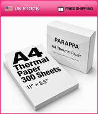 300pcs A4 Thermal Printer Paper Inkless Fast Drying For Portable Printers