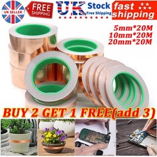 25M Copper Slug & Snail Tape Self Adhesive Repellent Foil Barrier Ethical EMI