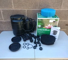 Complete Pond Filter with UV Clarifier Black Open Box