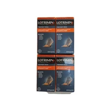 LOTRIMIN AF 4 pack-Antifungal Cream For Athlete's Foot (0.53oz/15g) Exp 3/27