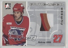 2005-06 ITG Heroes and Prospects Game-Used Number Silver /30 Andrew Ladd 0h7n