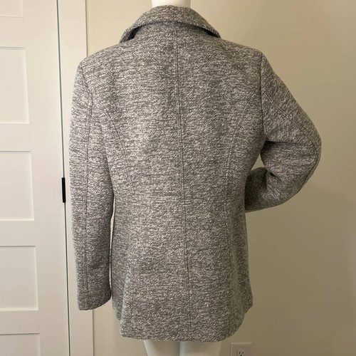 INC International Concepts grau asymmetrischer Reißverschluss Damen Jacke Mantel Größe Large - Bild 2 von 10