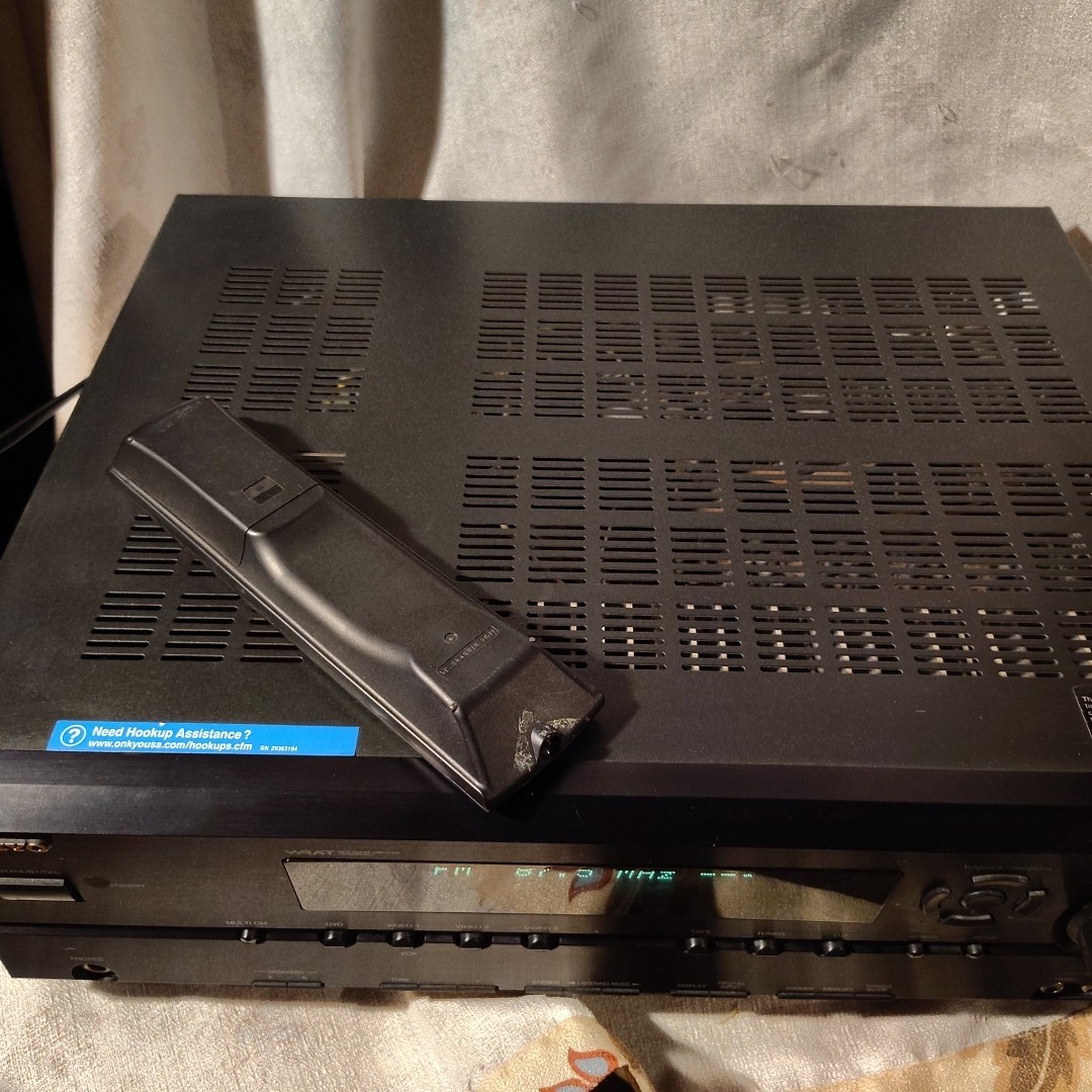 Onkyo TX-SR504 Hi-Fi Stereo AV Receiver, Wide Range Amplifier Dolby Digital