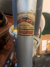 Raleigh Road Bike Blue/Silver Caliper Side-Pull Brakes Rear Rack Reflectors