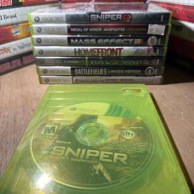 Xbox 360 Game Bundle Lot of 8   halo, moh, sniper ghost warrior 1 & 2 +more