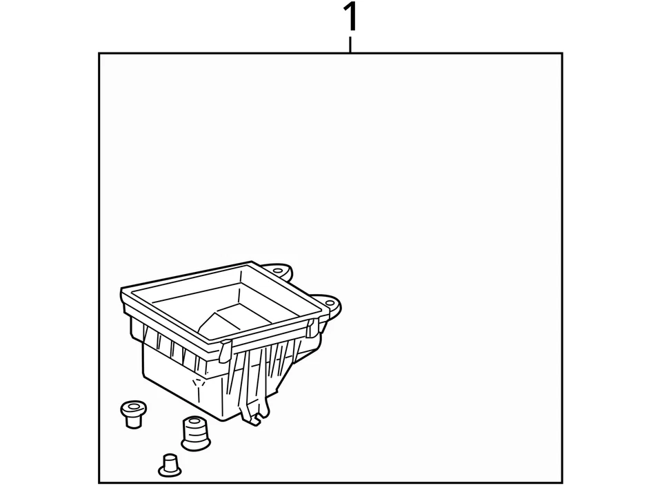 Purificador de aire 2,0 L compatible con 99-03 MAZDA PROTEGE 1936524 Foto 4 de 4