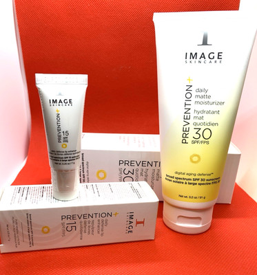 I IMAGE PREVENTION+ Daily Matte Moisturizer 3.2oz + Lip Enhancer .25g SPF 30/15