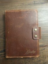 Leather Personalized Journal with Snap Closur...