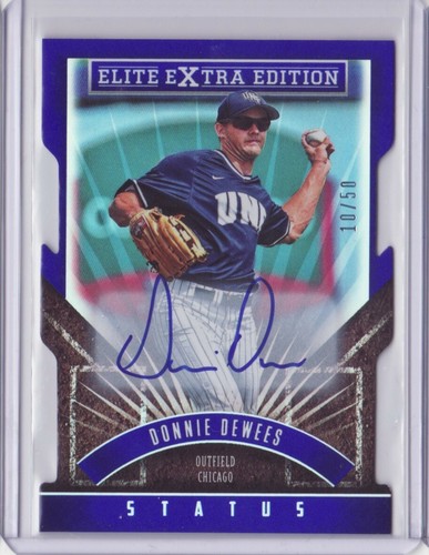2015 Elite Extra Edition Status Blue Die Cut Autograph Donnie Dewees /50 Auto - Picture 2 of 2
