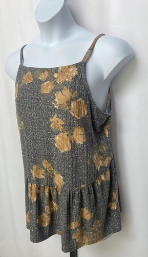 Maurices ladies size XL peplum tank top with floral print. - Picture 2 of 8