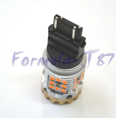 Hyper Flash Free LED Light 3157 CK Amber Bulbs Front Turn Signal Replacement Fit - Picture 5 of 12