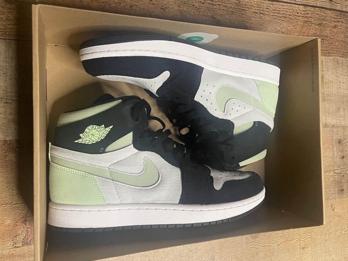 NIKE★AIR JORDAN 1 ZOOM AIR CMFT 2★WHITE/BLACK/VAPOUR GREEN Air Jordan 1 Zoom CMFT 2 'White Black Honeydew Vapor Green