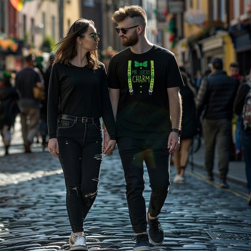 Camiseta Top Mr. Lucky Charm Leprechaun Día de San Patricio para Hombre y Mujer - Imagen 4 de 9