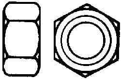 Value Collection 1-3/4 - 5 UNC Steel Right Hand Hex Nut 2-3/4'' Across Flats, ...