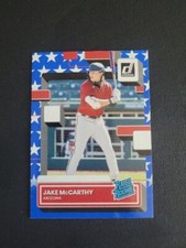 2022 Donruss Base Rated Rookies Independence Day #73 Jake McCarthy A17