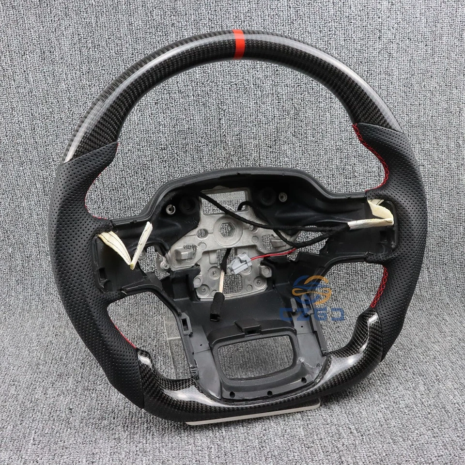 Real Carbon Fiber Steering Wheel Fits Ford F150 F250 Raptor w/Heated 21+ - Image 2 of 4