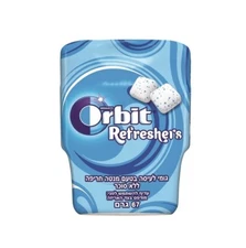 6x Wrigley’s Orbit Refreshers Gum, Peppermint, Sugar Free 67 Grams Israel Kosher
