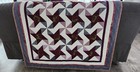 Hydrangea Stars Quilt, Lap, Couch, Twin, Pieced Patchwork, 142 cm by 120 cm