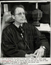1974 Press Photo 175th District Court Judge Preston H. Dial Jr., San Antonio, TX