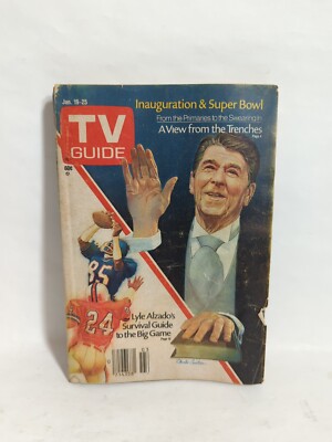 Vintage Jan 1985 TV Guide Ronald Reagan Inauguration Cover | eBay