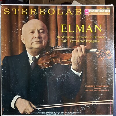 Lot Of 3 MISCHA ELMAN LPs - ART OF + Mendelssohn Concerto Lalo + JUBILEE Vinyl